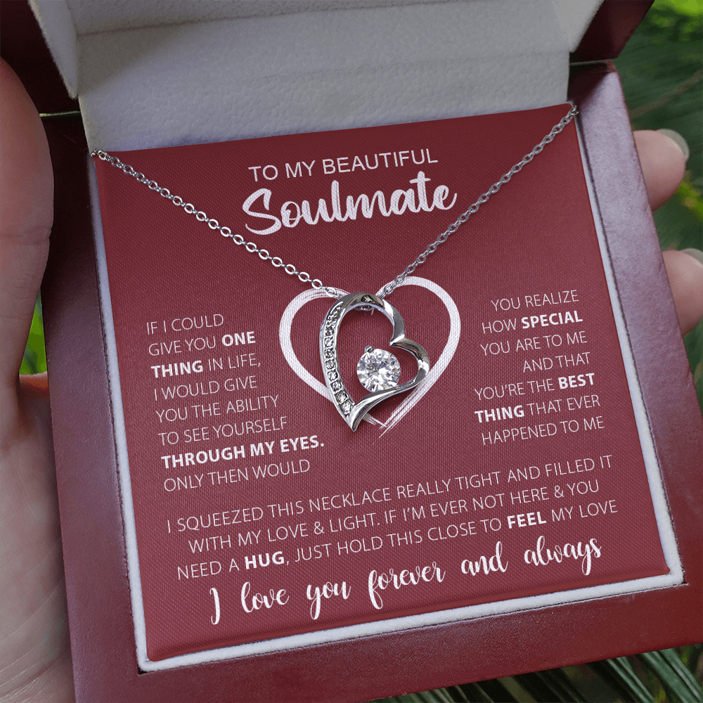 Gift for Soulmate "Best Thing Ever" Forever Love Necklace