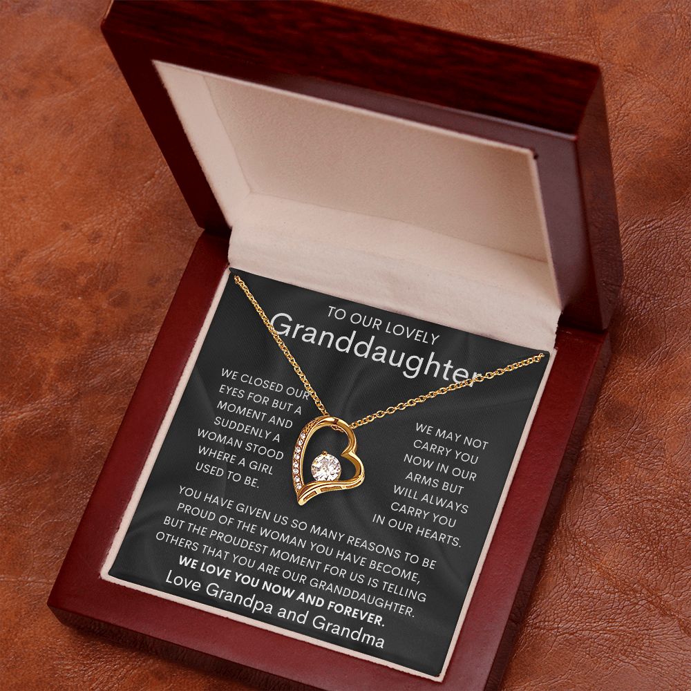 To Our Lovely Granddaughter | Forever Love Necklace