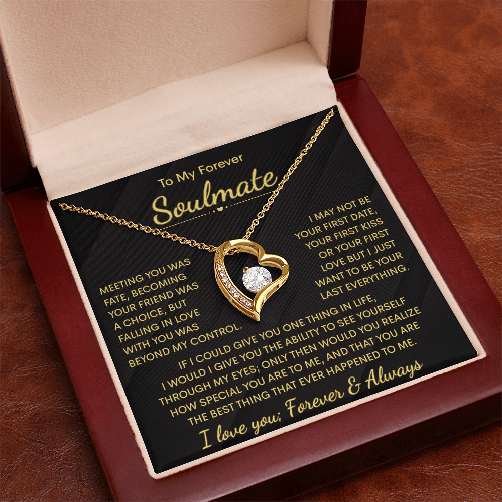 To My Soulmate Necklace | Meeting You | Forever Love Necklace