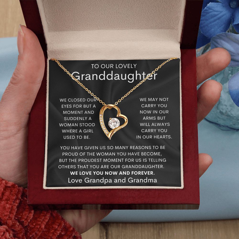To Our Lovely Granddaughter | Forever Love Necklace