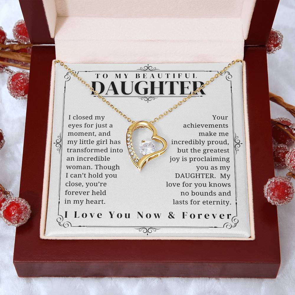 To My Daughter - Daughter Birthday - Graduation Gift - Daughter gift - Mother Daughter Gift - Father Daughter Gift - Daughter Birthday