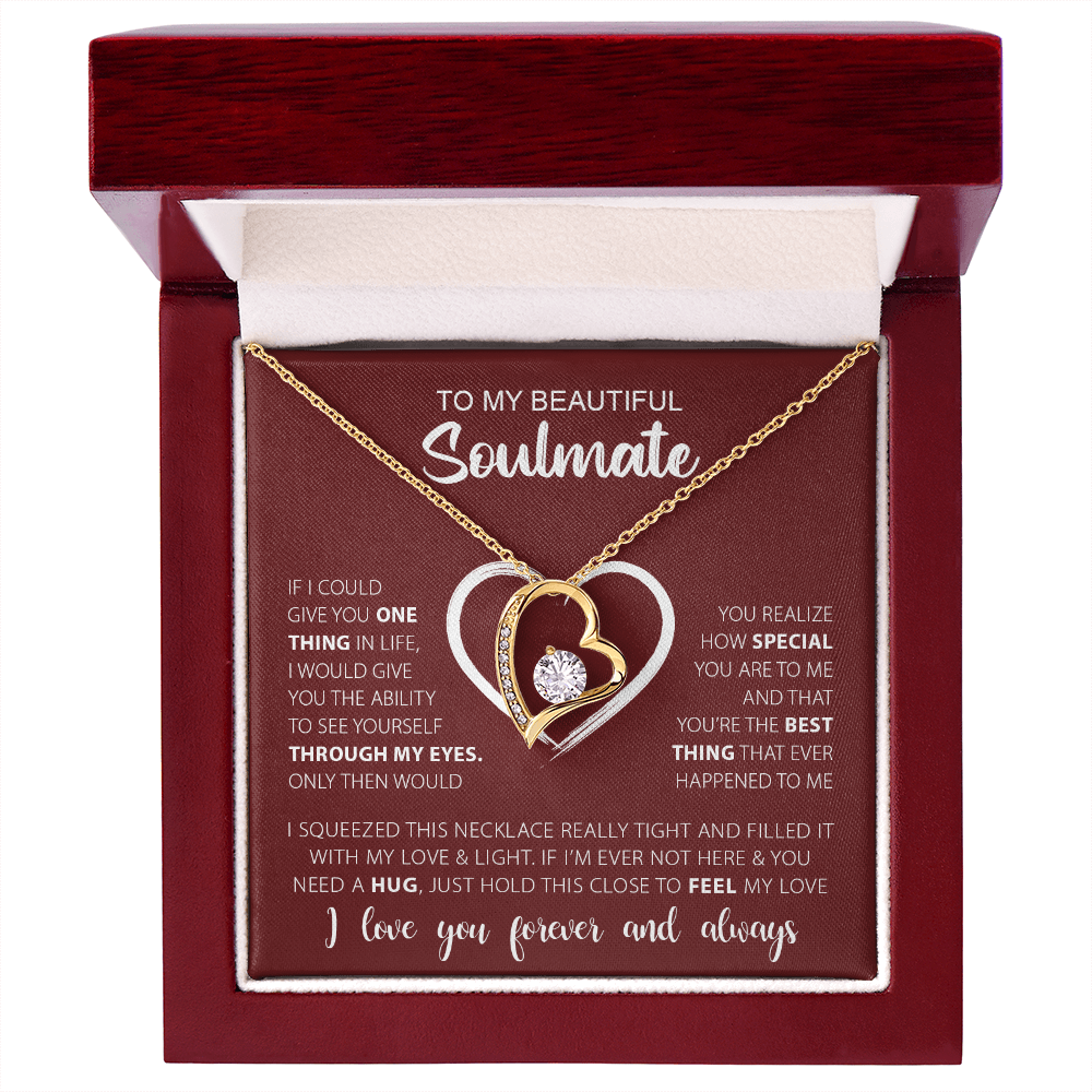Gift for Soulmate "Best Thing Ever" Forever Love Necklace