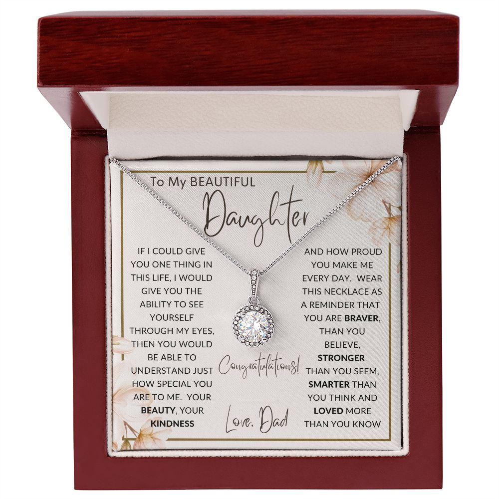 To My Beautiful Daughter | Eternal Hope Necklace