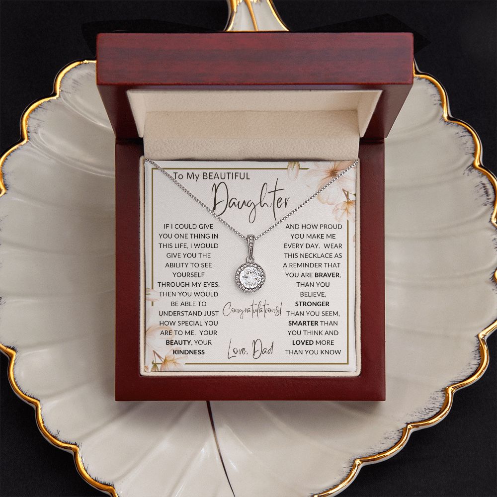 To My Beautiful Daughter | Eternal Hope Necklace