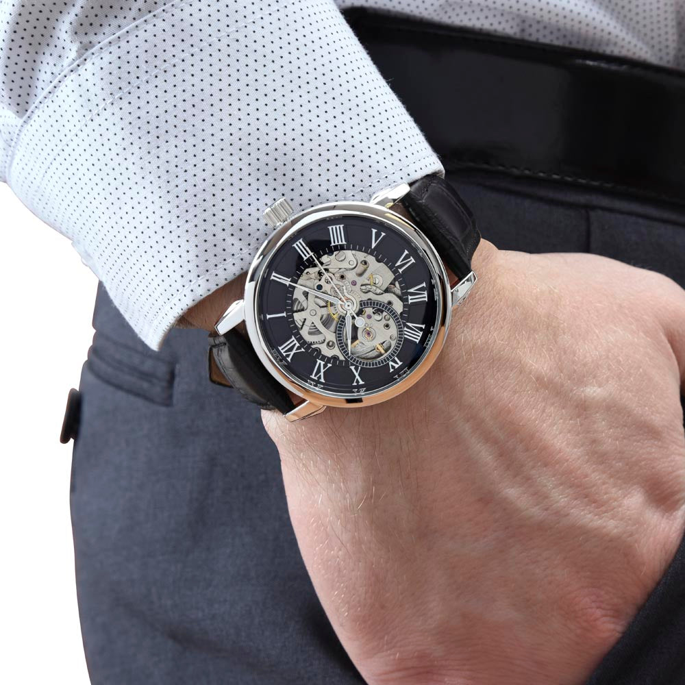 To My Son - Men's Openwork Watch
