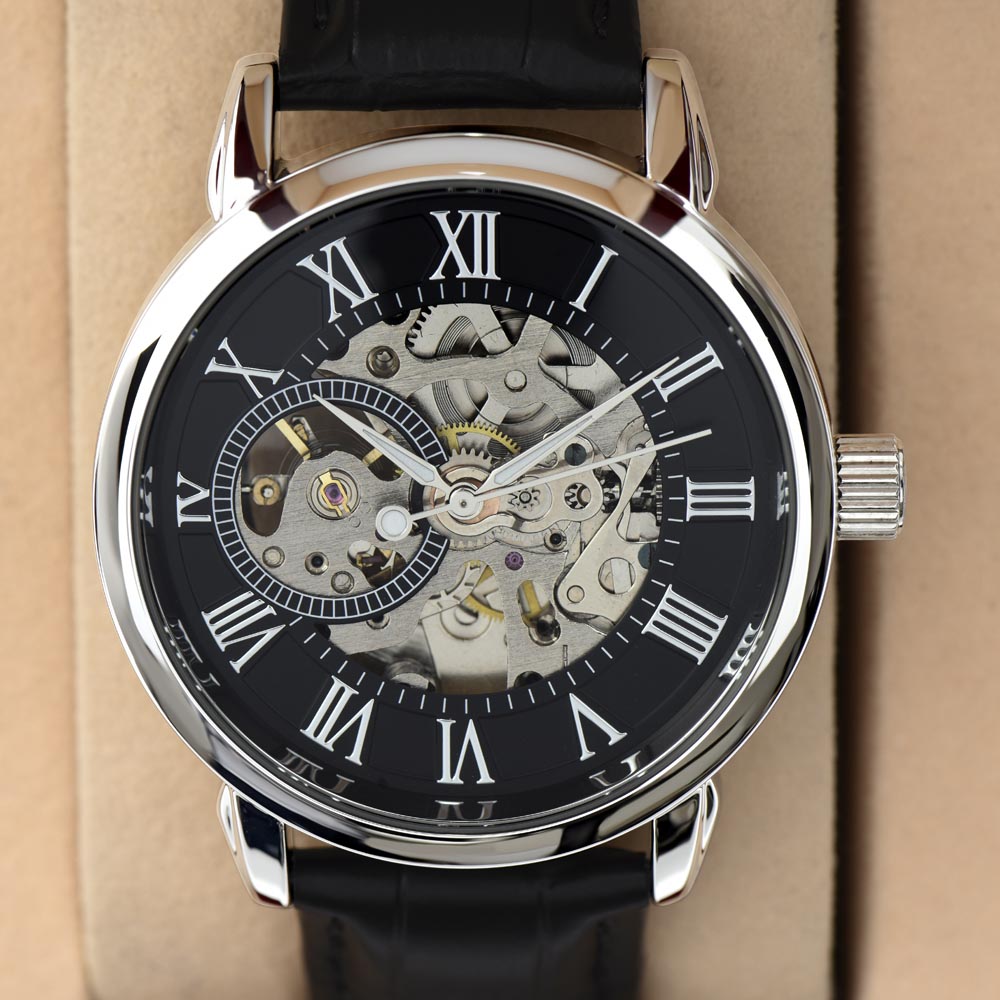 To Our Son Men's Openwork Watch