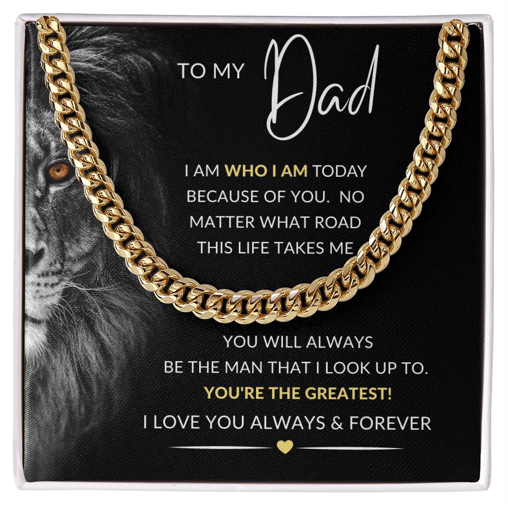 To My Dad | Cuban Link Chain