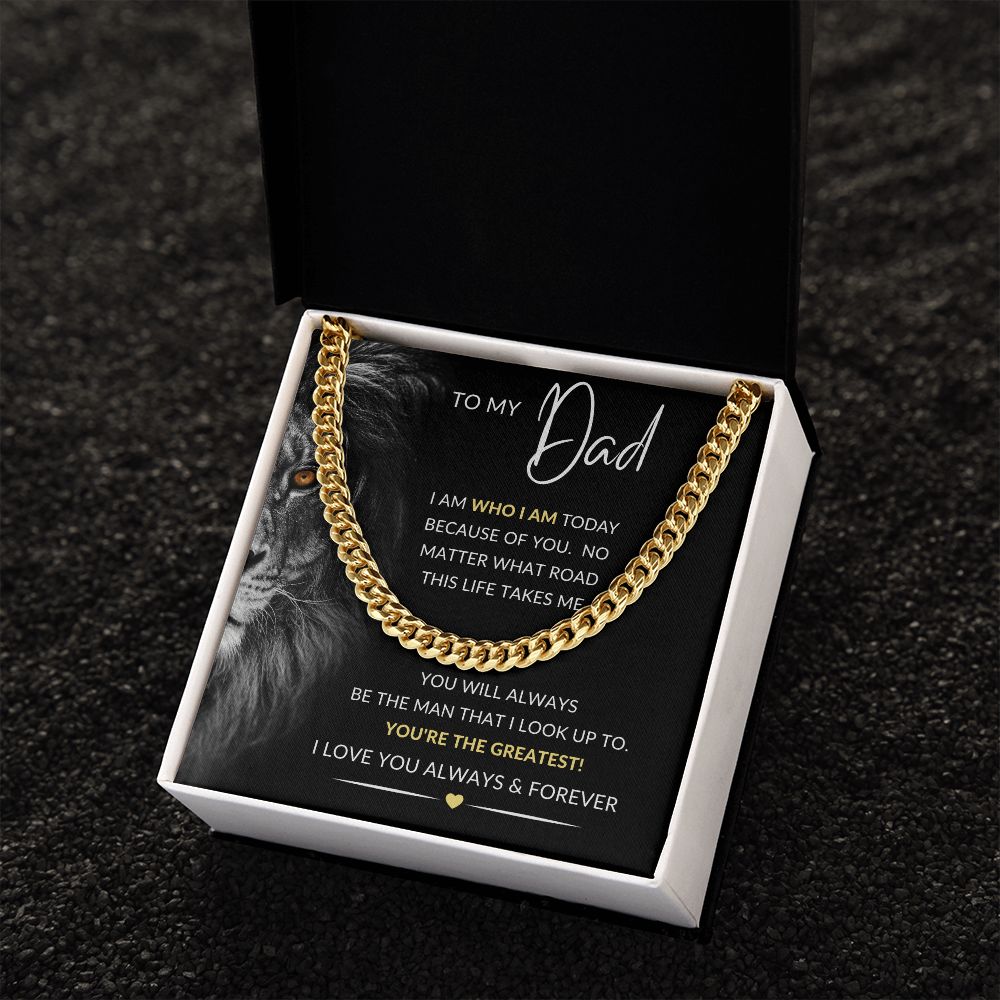 To My Dad | Cuban Link Chain