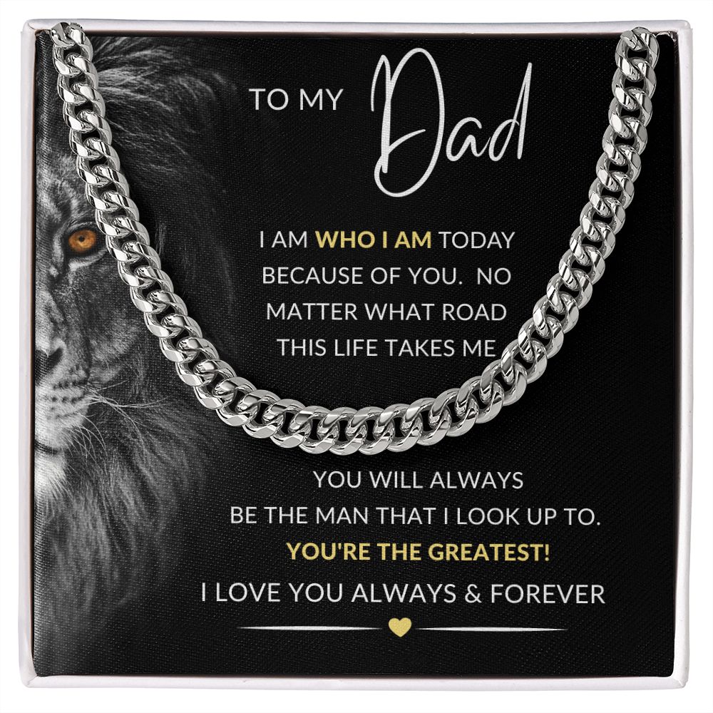 To My Dad | Cuban Link Chain