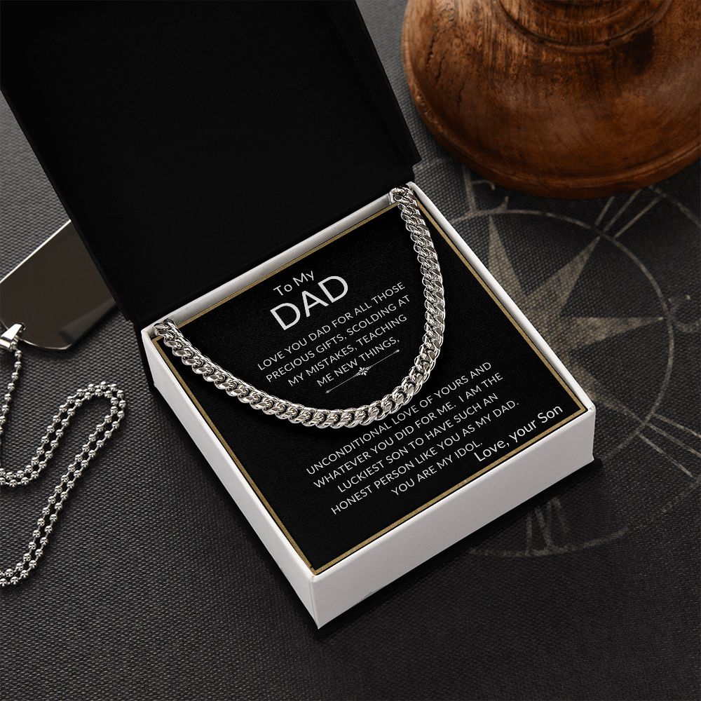 To My Dad | Cuban Link Chain