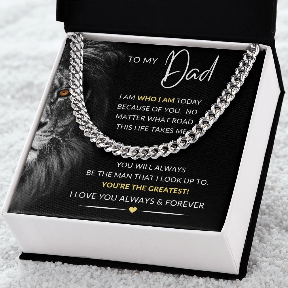 To My Dad | Cuban Link Chain