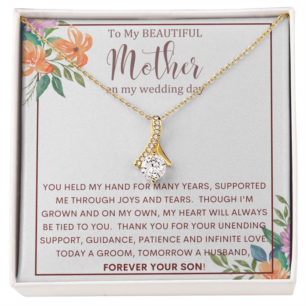 To My Beautiful Mother from Son | Alluring Beauty necklace