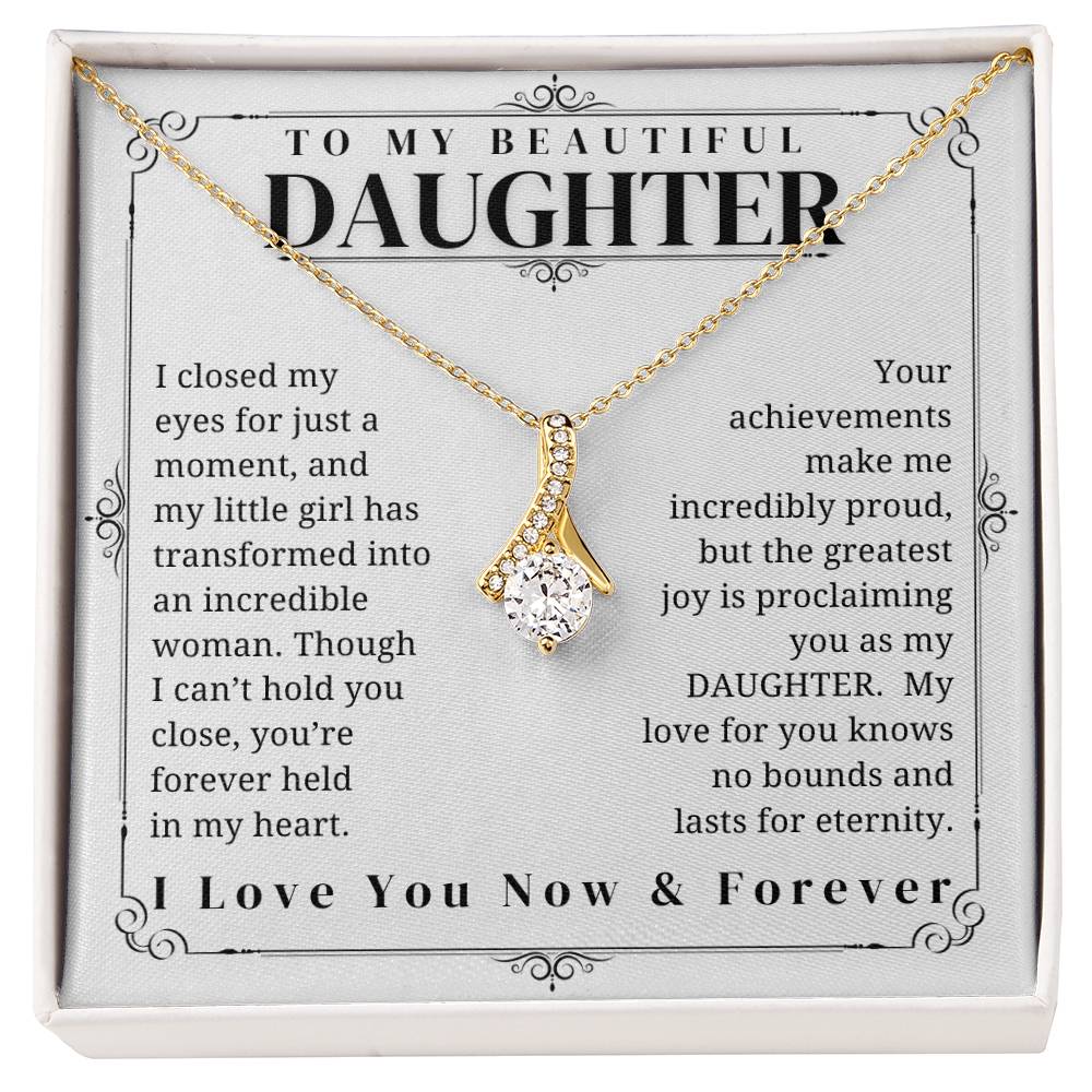 To My Daughter - Daughter Birthday - Graduation Gift - Daughter gift - Mother Daughter Gift - Father Daughter Gift - Daughter Birthday