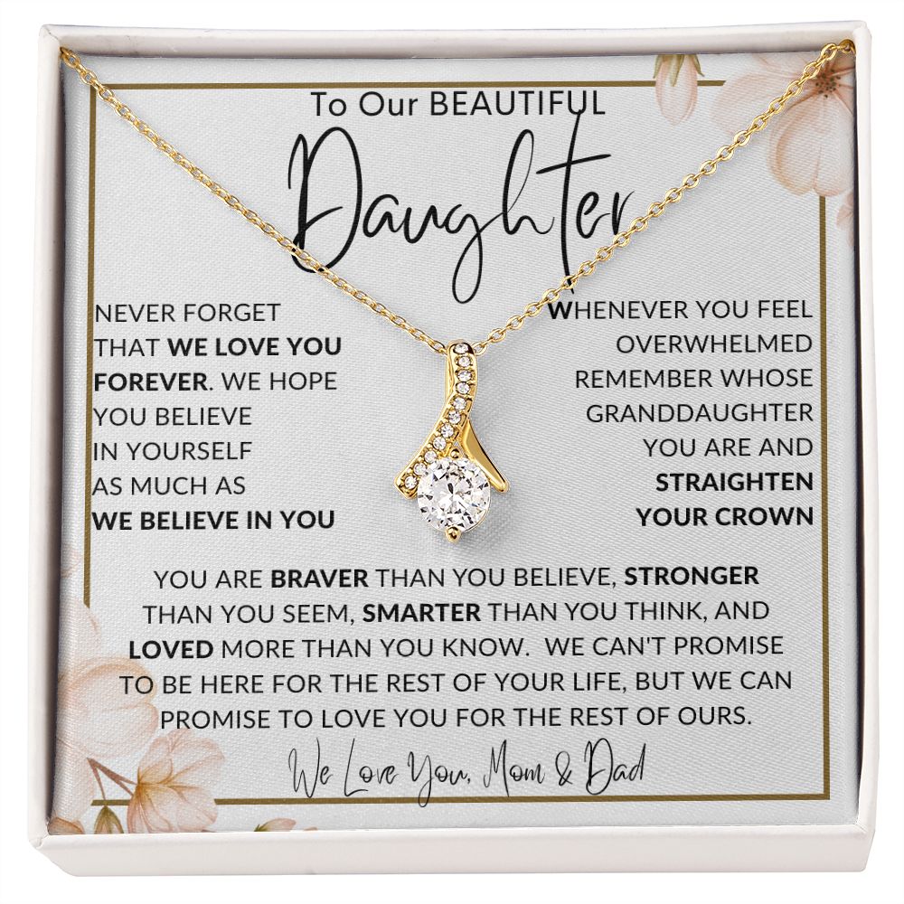 To Our Beautiful Daughter | Alluring Beauty necklace
