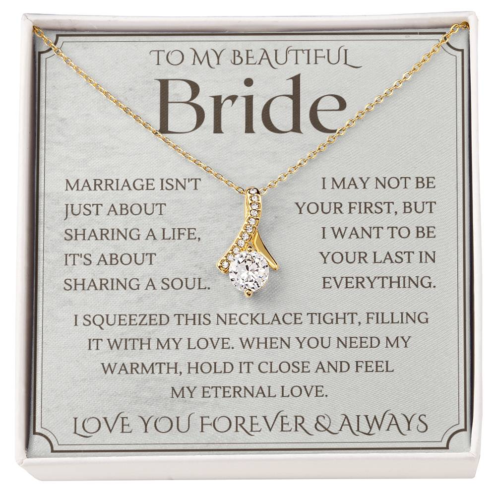 To My Bride, Wedding Day Gift for Bride from Groom, To My Beautiful Bride, Gift from Groom, To Bride Gift Wedding Day