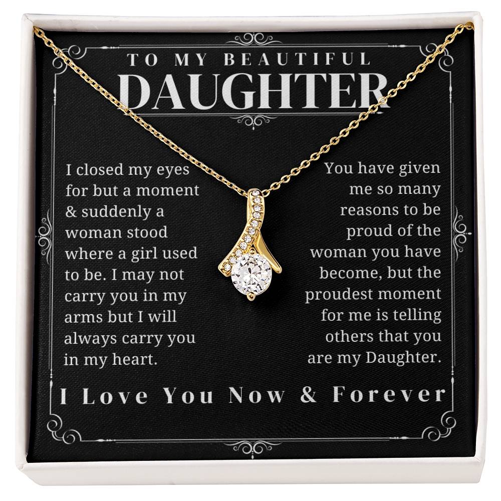 To My Beautiful Daughter | Alluring Beauty Necklace