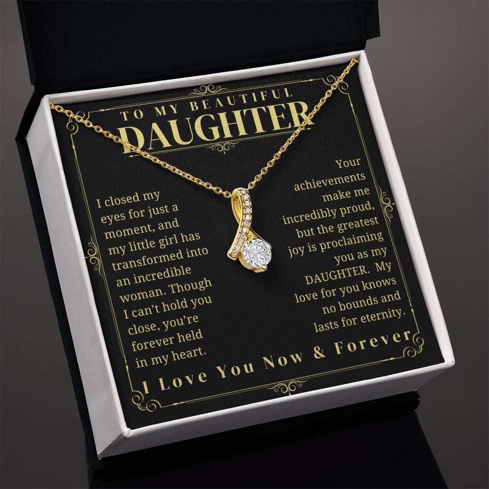 To My Daughter - Daughter Birthday - Graduation Gift - Daughter gift - Mother Daughter Gift - Father Daughter Gift - Daughter Birthday