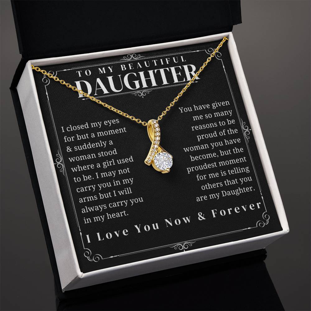 To My Beautiful Daughter | Alluring Beauty Necklace