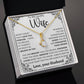 To My Wife - Alluring Beauty Necklace
