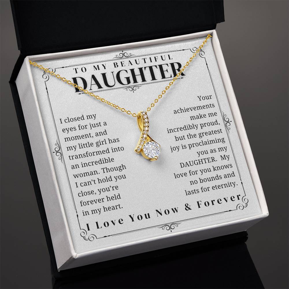 To My Daughter - Daughter Birthday - Graduation Gift - Daughter gift - Mother Daughter Gift - Father Daughter Gift - Daughter Birthday