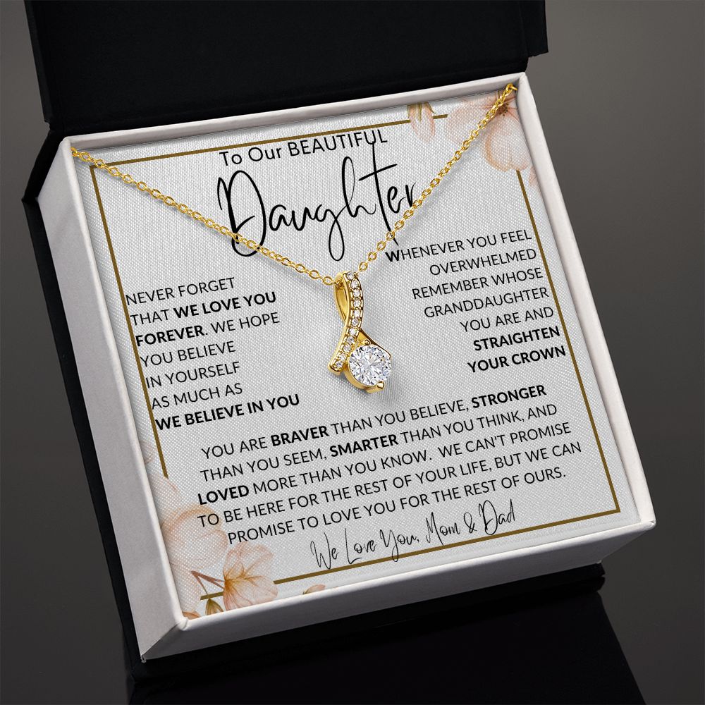 To Our Beautiful Daughter | Alluring Beauty necklace