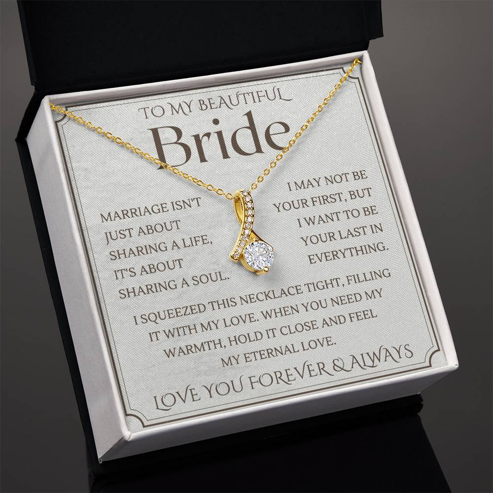 To My Bride, Wedding Day Gift for Bride from Groom, To My Beautiful Bride, Gift from Groom, To Bride Gift Wedding Day
