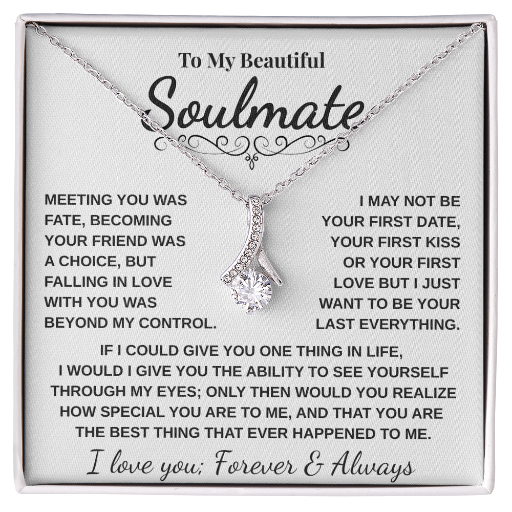 To My Soulmate | Meeting You | Alluring Beauty necklace
