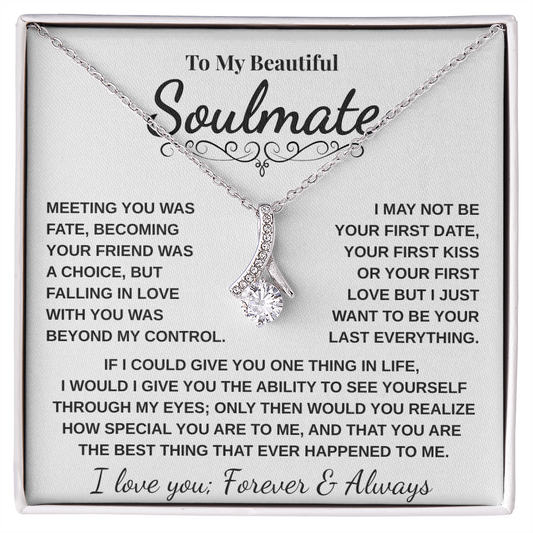 To My Soulmate | Meeting You | Alluring Beauty necklace