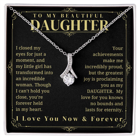 To My Daughter - Daughter Birthday - Graduation Gift - Daughter gift - Mother Daughter Gift - Father Daughter Gift - Daughter Birthday