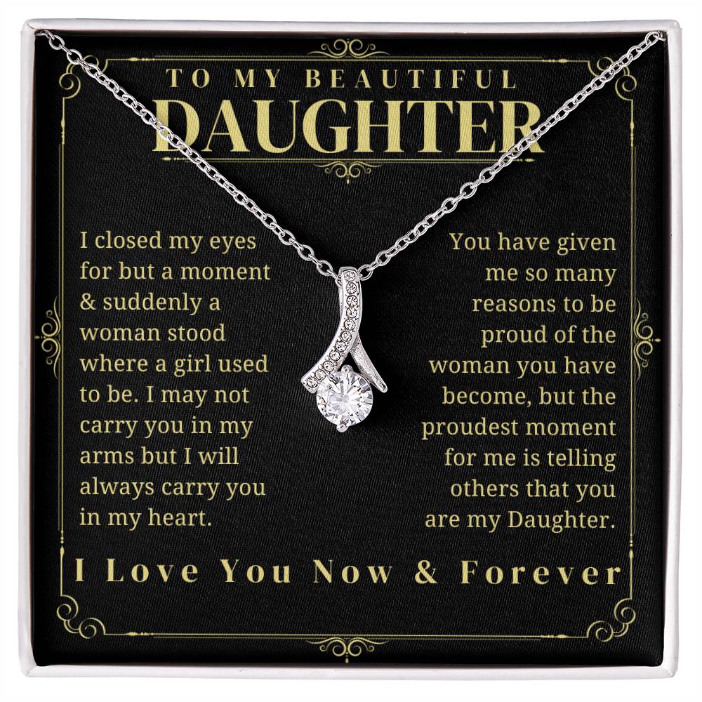 To My Daugther - To My Daughter - Daughter Birthday - Graduation Gift - Daughter gift - Mother Daughter Gift - Father Daughter Gift