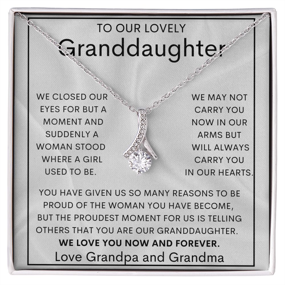To Our Lovely Granddaughter | Alluring Beauty necklace