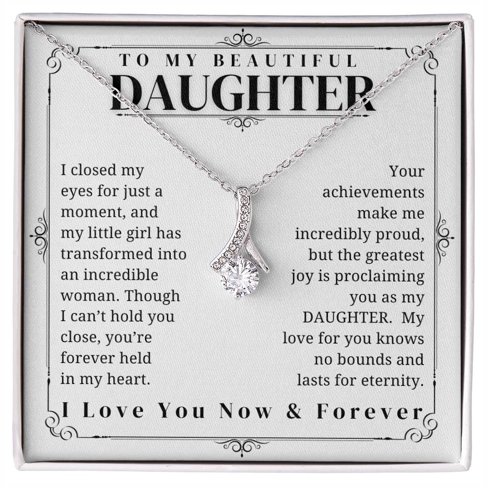 To My Daughter - Daughter Birthday - Graduation Gift - Daughter gift - Mother Daughter Gift - Father Daughter Gift - Daughter Birthday