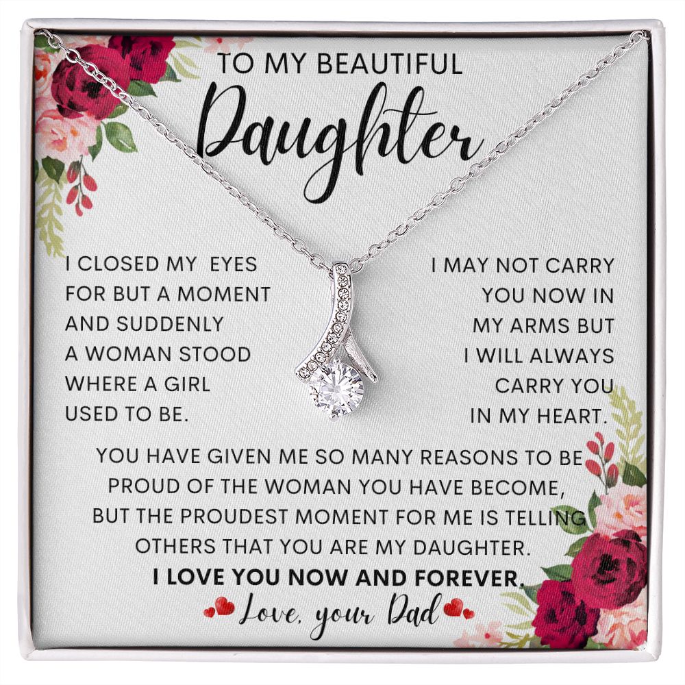 To My Beautiful Daughter | Alluring Beauty necklace