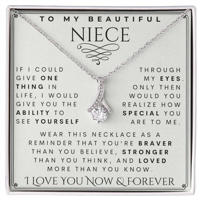 To My Niece, Niece Necklace, Niece Birthday, Niece Christmas Gift, Niece Gift Ideas, Aunt & Uncle Niece Gift