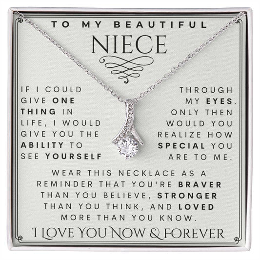 To My Niece, Niece Necklace, Niece Birthday, Niece Christmas Gift, Niece Gift Ideas, Aunt & Uncle Niece Gift