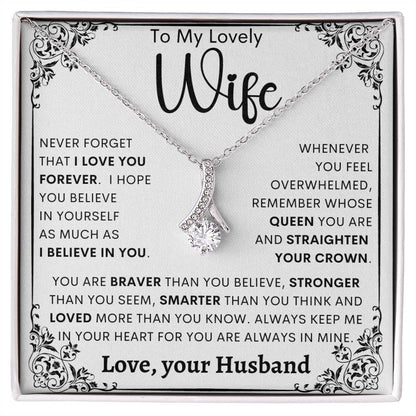 To My Wife - Alluring Beauty Necklace