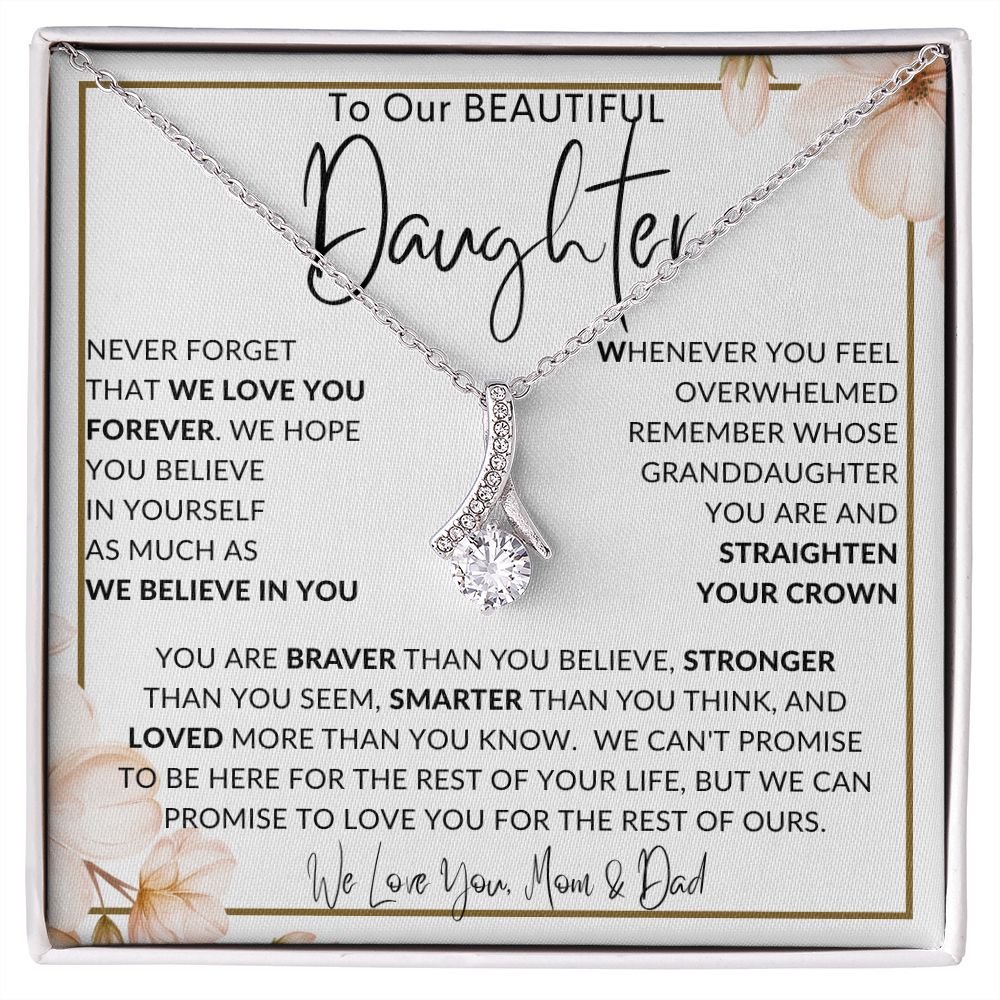 To Our Beautiful Daughter | Alluring Beauty necklace