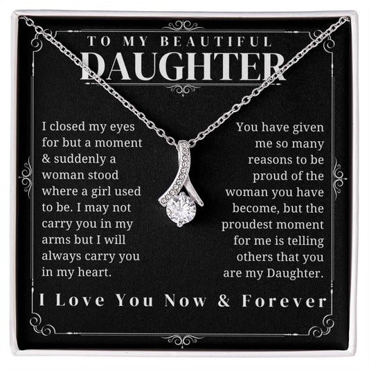 To My Beautiful Daughter | Alluring Beauty Necklace