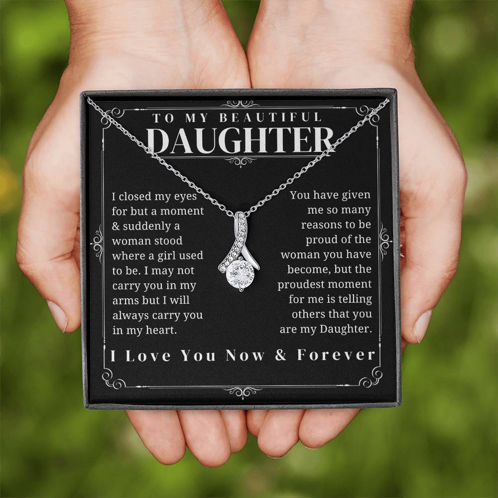 To My Beautiful Daughter | Alluring Beauty Necklace