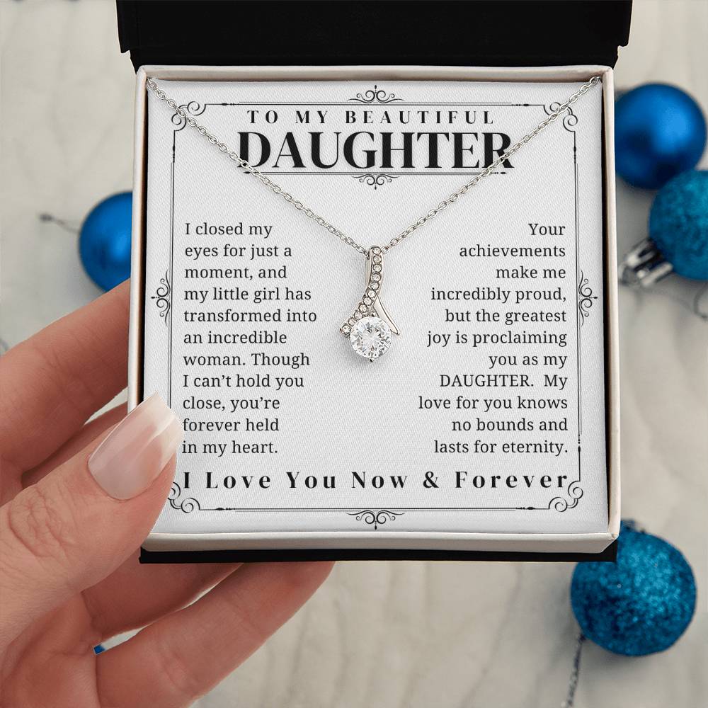 To My Daughter - Daughter Birthday - Graduation Gift - Daughter gift - Mother Daughter Gift - Father Daughter Gift - Daughter Birthday