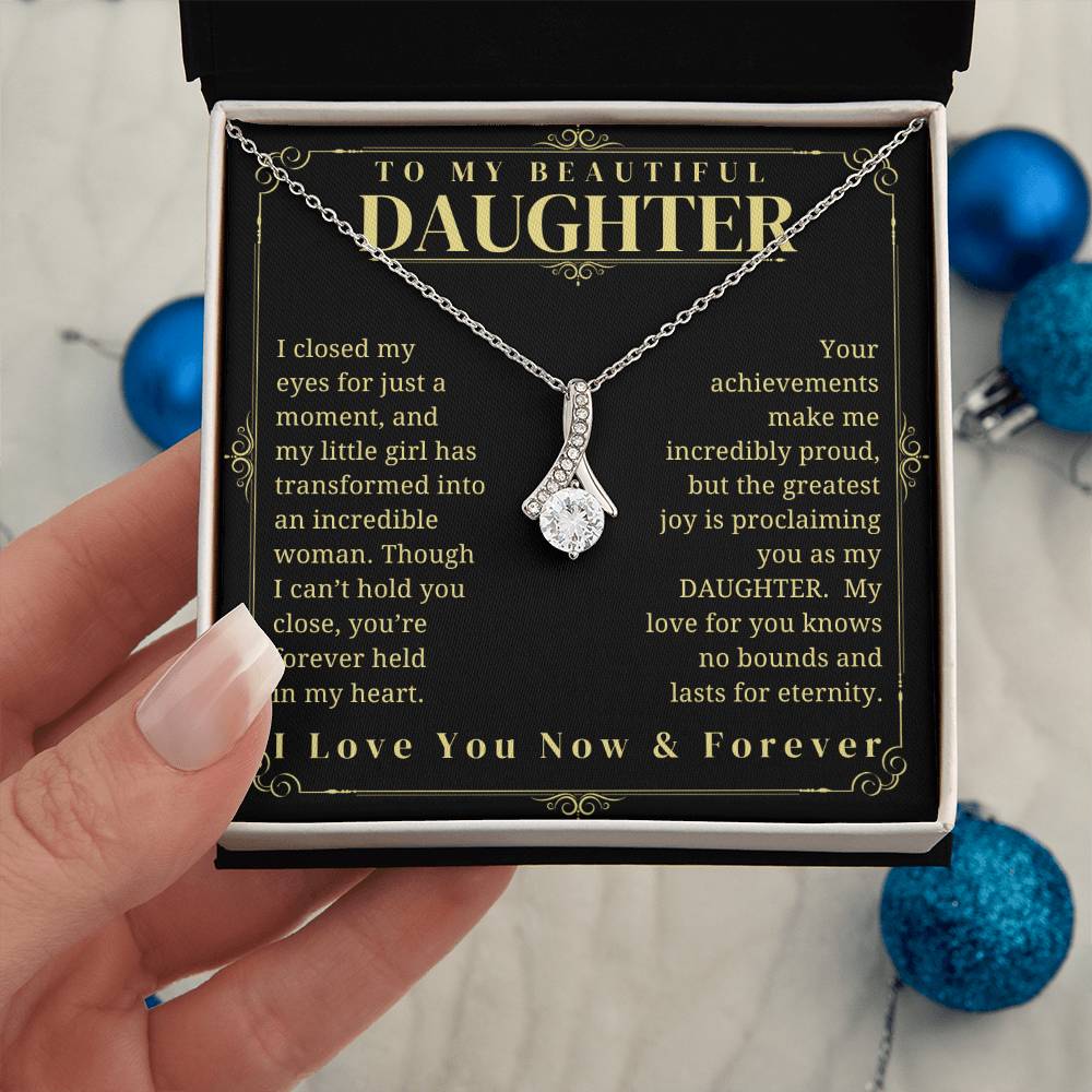 To My Daughter - Daughter Birthday - Graduation Gift - Daughter gift - Mother Daughter Gift - Father Daughter Gift - Daughter Birthday