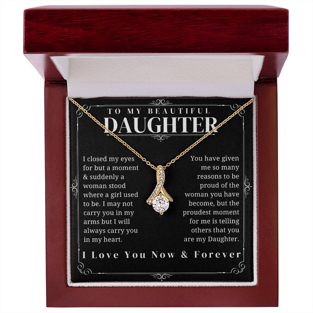 To My Beautiful Daughter | Alluring Beauty Necklace