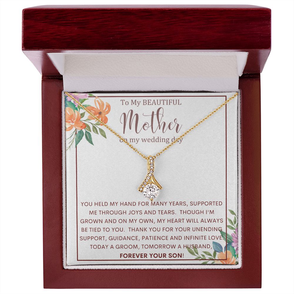 To My Beautiful Mother from Son | Alluring Beauty necklace