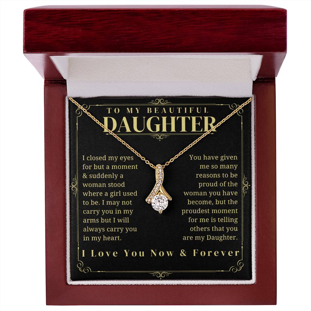 To My Daugther - To My Daughter - Daughter Birthday - Graduation Gift - Daughter gift - Mother Daughter Gift - Father Daughter Gift
