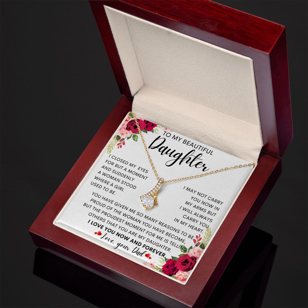 To My Beautiful Daughter | Alluring Beauty necklace