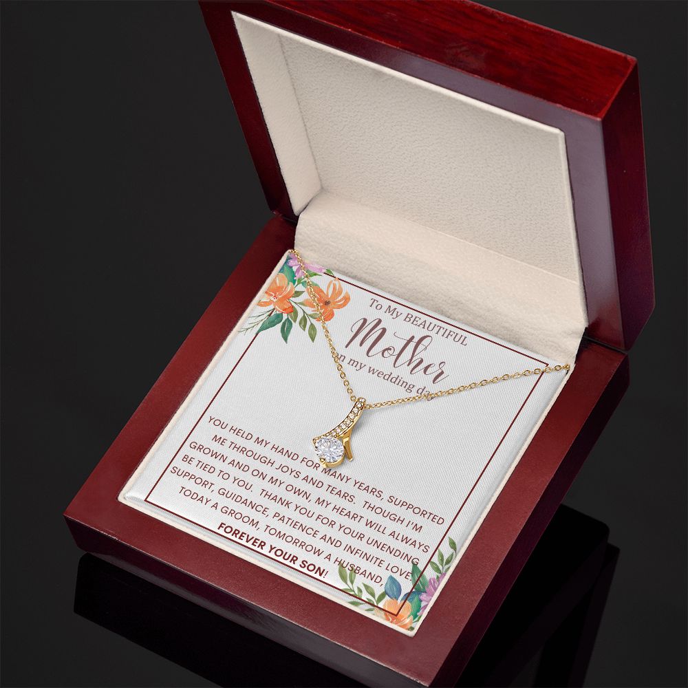 To My Beautiful Mother from Son | Alluring Beauty necklace