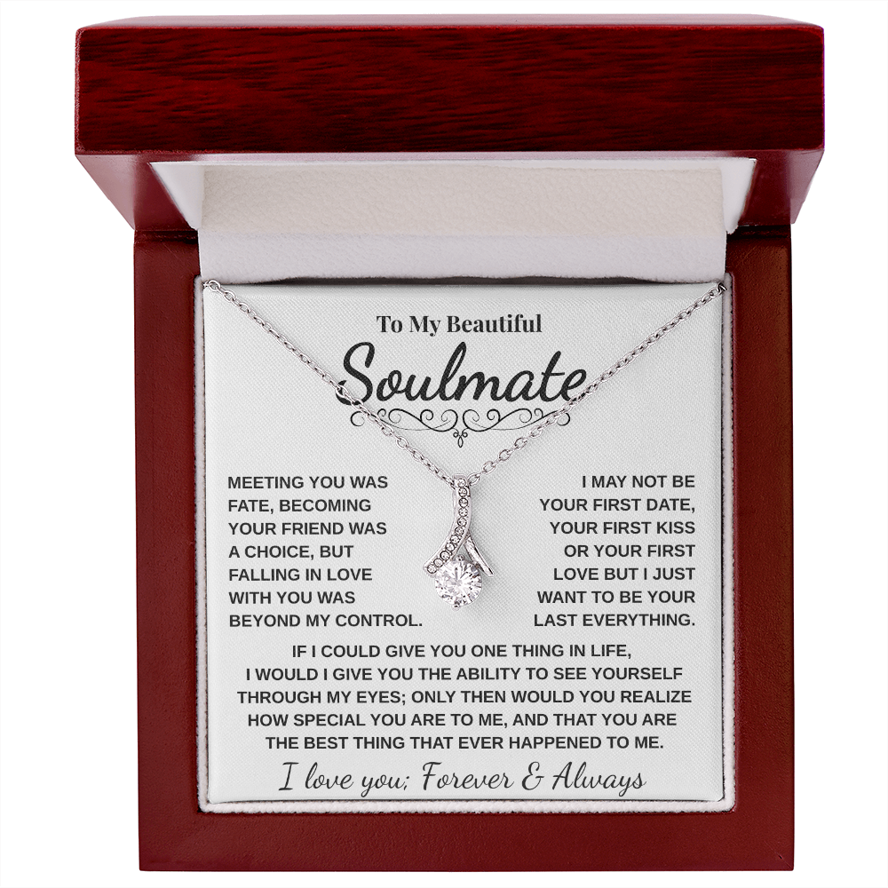 To My Soulmate | Meeting You | Alluring Beauty necklace
