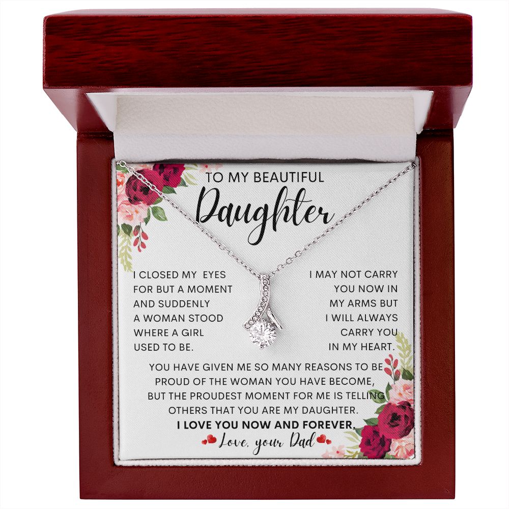 To My Beautiful Daughter | Alluring Beauty necklace