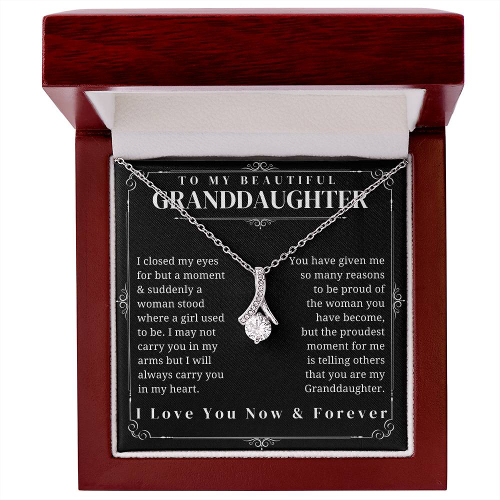 To My Granddaughter - Alluring Beauty Necklace