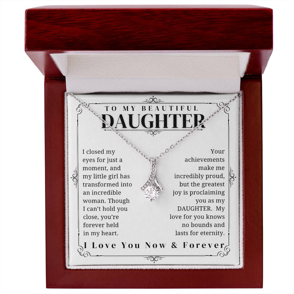 To My Daughter - Daughter Birthday - Graduation Gift - Daughter gift - Mother Daughter Gift - Father Daughter Gift - Daughter Birthday